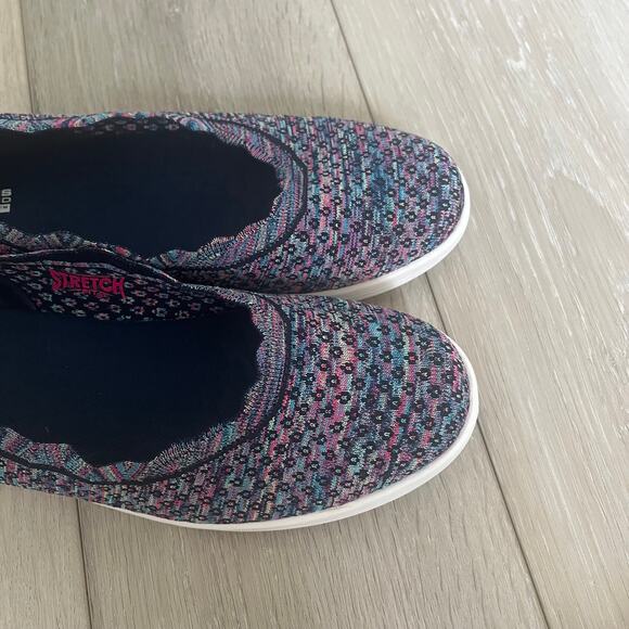 Skechers On-The-Go Dreamy Flats Women's 11 Slip On Comfort Shoe Multi Knit Flat - Picture 4 of 10